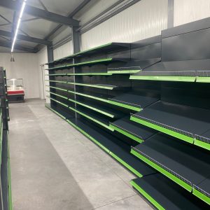 1.1 Rafturi de magazin tip raft de perete culoare gri antracit