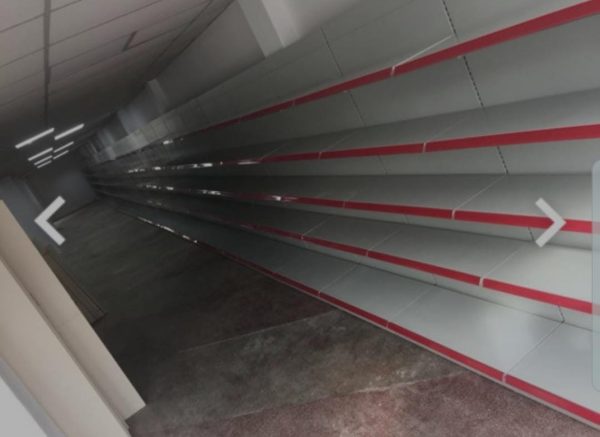 2.01 Rafturi de magazin tip raft de perete culoare alb - gri